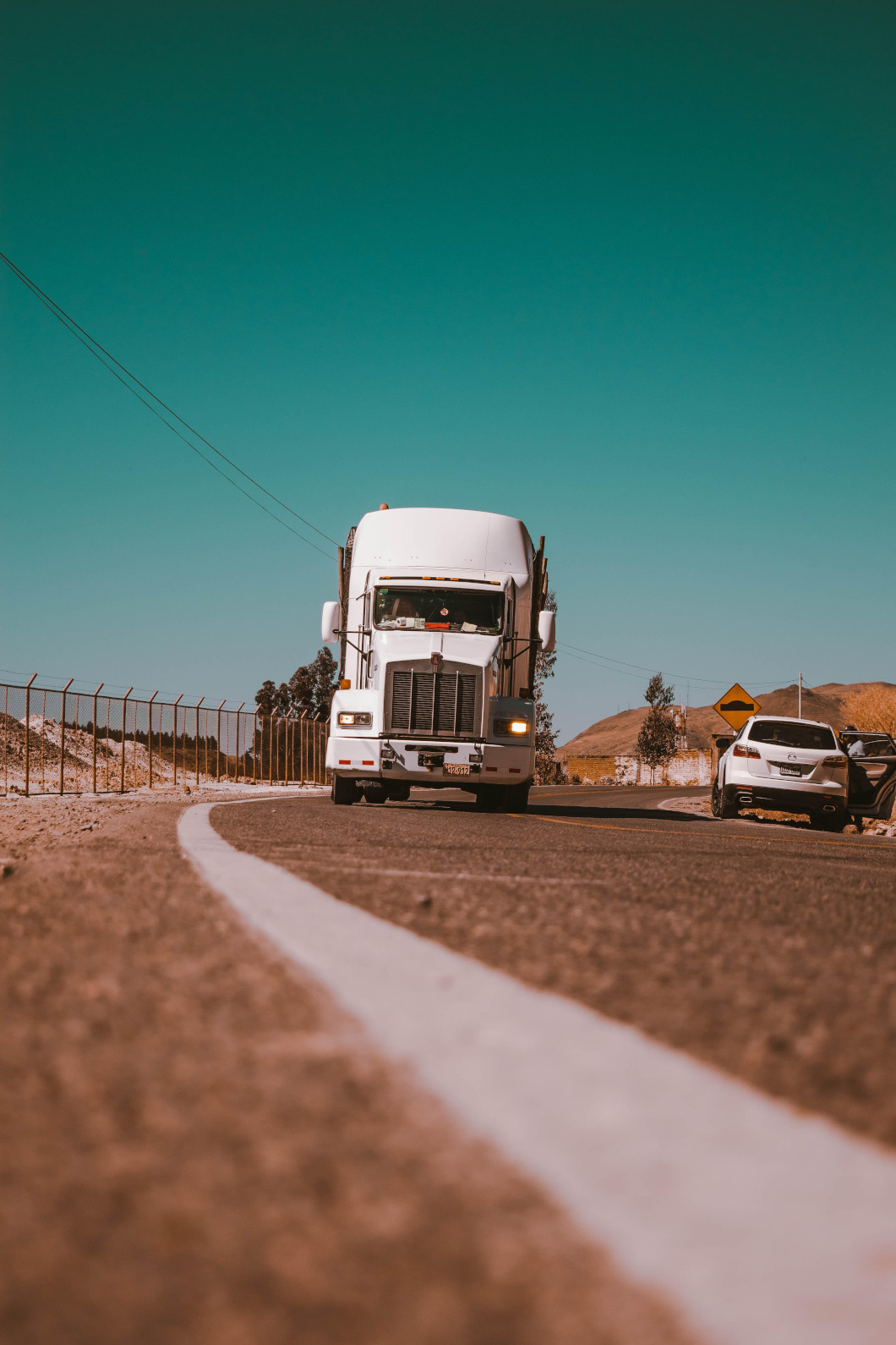 Open deck truckload
